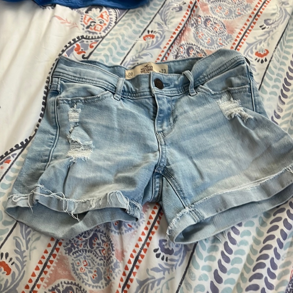 Hollister midi Jean shorts size 00